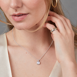 Lulea Moonstone & Sterling Silver Pendant Necklace