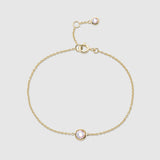 Bilbao Birthstone Gold Vermeil Bracelet