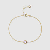 Bilbao Birthstone Gold Vermeil Bracelet