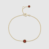 Bilbao Birthstone Gold Vermeil Bracelet