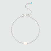 Mini Manhattan Freshwater Pearl and Sterling Silver Bracelet