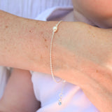 Mini Manhattan Freshwater Pearl and Sterling Silver Bracelet