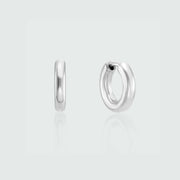 Fernshaw Mini Silver Huggie Hoop Earrings