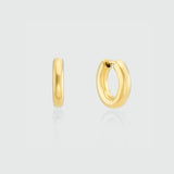 Fernshaw Mini Gold Huggie Hoop Earrings