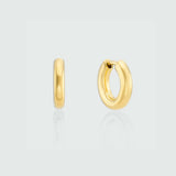Fernshaw Mini Gold Huggie Hoop Earrings