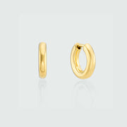 Fernshaw Mini Gold Huggie Hoop Earrings