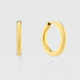 Fernshaw Gold Vermeil Polished Hoop Earrings