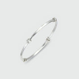 St Ives Sterling Silver Knot Bangle
