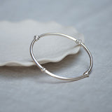 St Ives Sterling Silver Knot Bangle