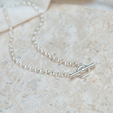 Fernshaw Sterling Silver T-bar Necklace