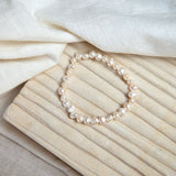 Alderley White Freshwater Pearl Stretch Bracelet