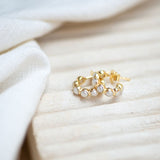 Ortigia Freshwater Pearl & Gold Vermeil Mini Hoop Earrings