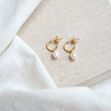 Hampton Pearl & Gold Vermeil Interchangeable Hoop Earrings