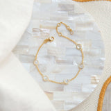 Antibes Moonstone and Gold Vermeil Bracelet
