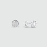 Savanne Sterling Silver & Moonstone Stud Earrings