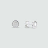 Antibes Sterling Silver & Moonstone Stud Earrings