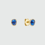 Hampton Sapphire & Gold Vermeil Gemstone Stud Earrings