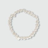 Alderley White Freshwater Pearl Stretch Bracelet