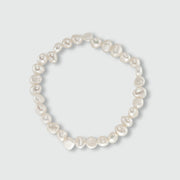 Alderley White Freshwater Pearl Stretch Bracelet