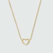Verona Gold Vermeil Love Heart Necklace