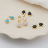 Manhattan Gold and Amazonite Interchangeable Gemstone Drops