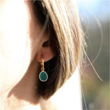 Manhattan Gold and Malachite Interchangeable Gemstone Drops