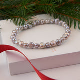 Alderley Grey Freshwater Pearl Stretch Bracelet