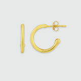Manhattan Gold Vermeil Hoop Earrings