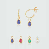 Mini Manhattan Gold Vermeil Interchangeable Drops (For Mini Manhattan Hoops)