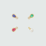 Mini Manhattan Gold Vermeil Interchangeable Drops (For Mini Manhattan Hoops)