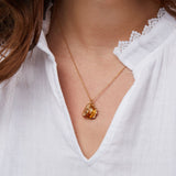 Gaia Gold Vermeil Oyster Shell & Pearl Necklace