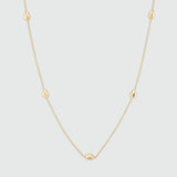 Moka Multi Shell 18ct Gold Vermeil Necklace
