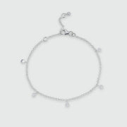 Frascati Sterling Silver Multi Disc Bracelet
