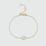 Brooklyn Moonstone & Gold Vermeil Bracelet