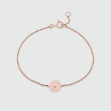 Westbourne 9ct Rose Gold Disc Bracelet