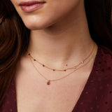 Verona Gold Vermeil Multi Heart Necklace