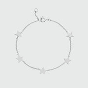 Alta Sterling Silver Multi Star Bracelet