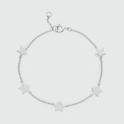 Alta Sterling Silver Multi Star Bracelet