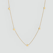 Alta Gold Vermeil Multi Star Necklace