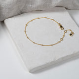 Barbican Gold Vermeil Beaded Bracelet-Auree Jewellery
