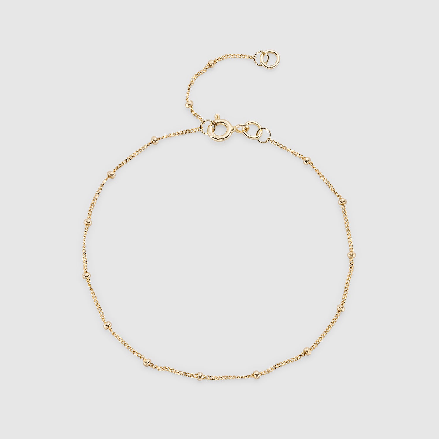 Barbican 9ct Yellow Gold Beaded Bracelet Auree Jewellery