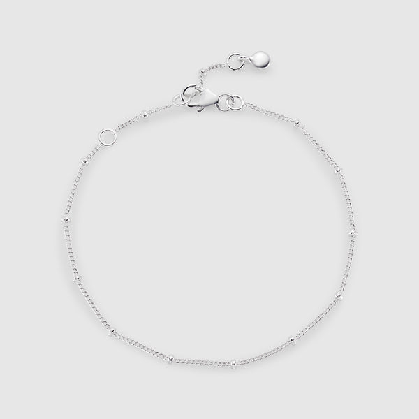 Barbican Sterling Silver Beaded Bracelet-Auree Jewellery