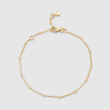 Barbican Gold Vermeil Beaded Bracelet-Auree Jewellery