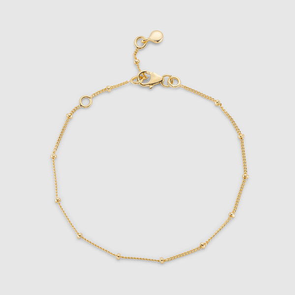 Barbican Gold Vermeil Beaded Bracelet-Auree Jewellery