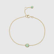 Biblao Gold Vermeil Birthstone Bracelet