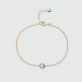 Bilbao Birthstone Gold Vermeil Bracelet