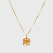 Brooklyn Citrine & Gold Vermeil Necklace-Auree Jewellery