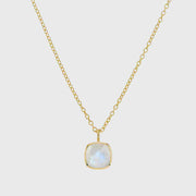 Brooklyn Moonstone & Gold Vermeil Necklace-Auree Jewellery