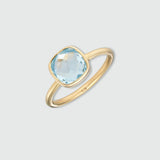 Brooklyn Blue Topaz Gold Vermeil Ring