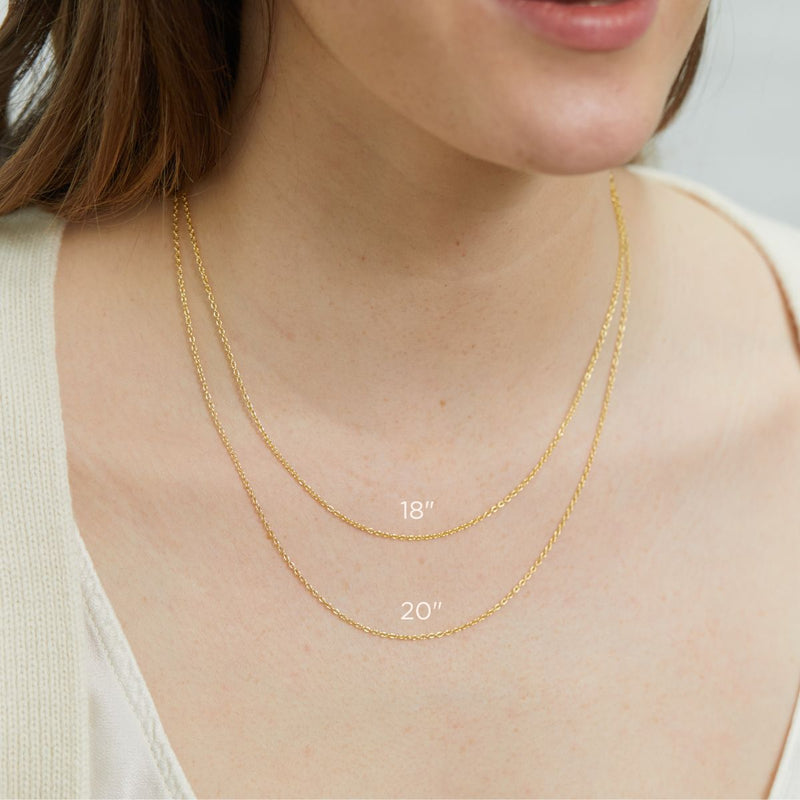 Chains - Waverley Rose Gold Vermeil Trace Chain